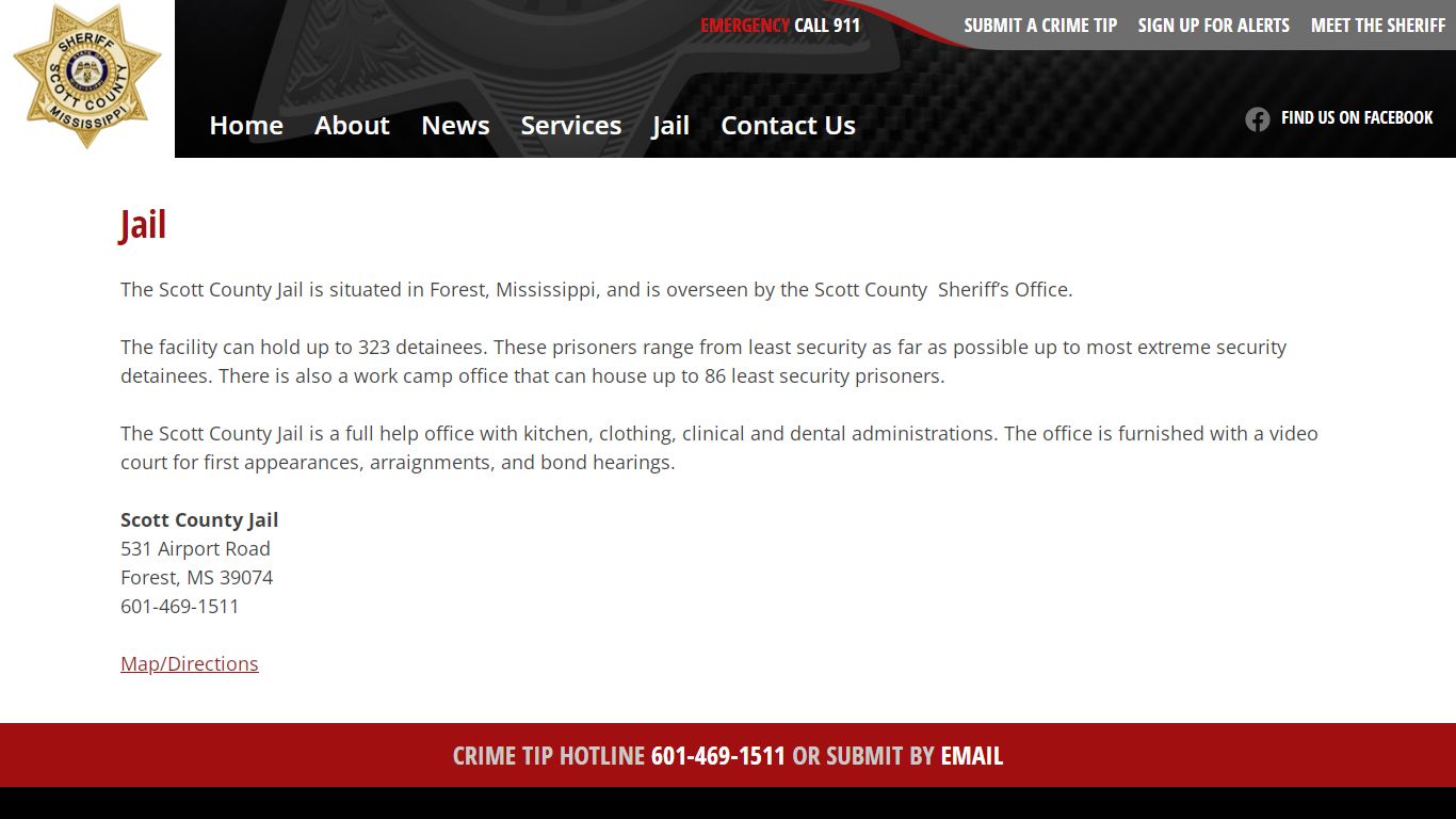Jail - Scott County Sheriff's Department
